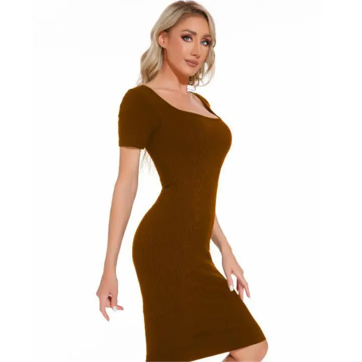 Full Body Dress Slip w/ Built in Shapewear Bra