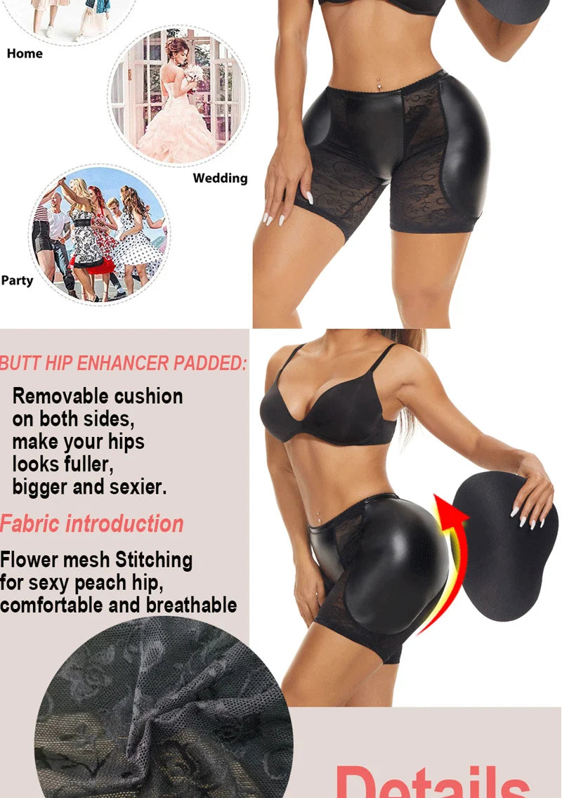 Polyester and Spandex Butt-Lifting Panties